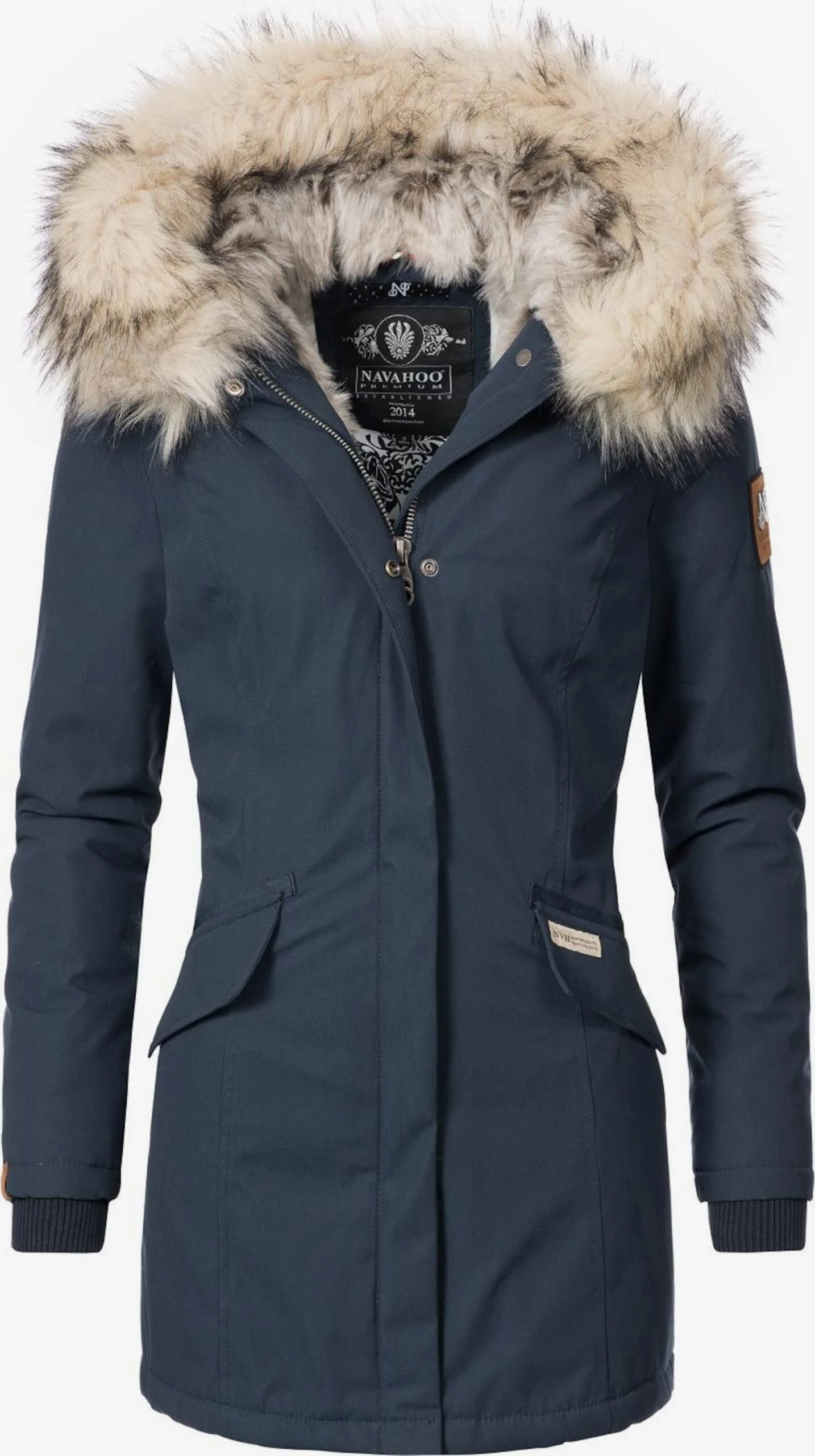 Navahoo Parkas Parka D’hiver Cristal Femme Bleu Foncé 1 Navahoo Parkas Parka D’hiver Cristal Femme Bleu Foncé
