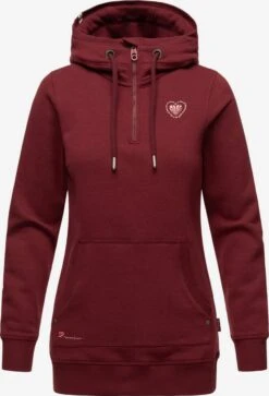Navahoo Sweats à Capuche Sweat-shirt Zauberelfe Femme Bordeaux