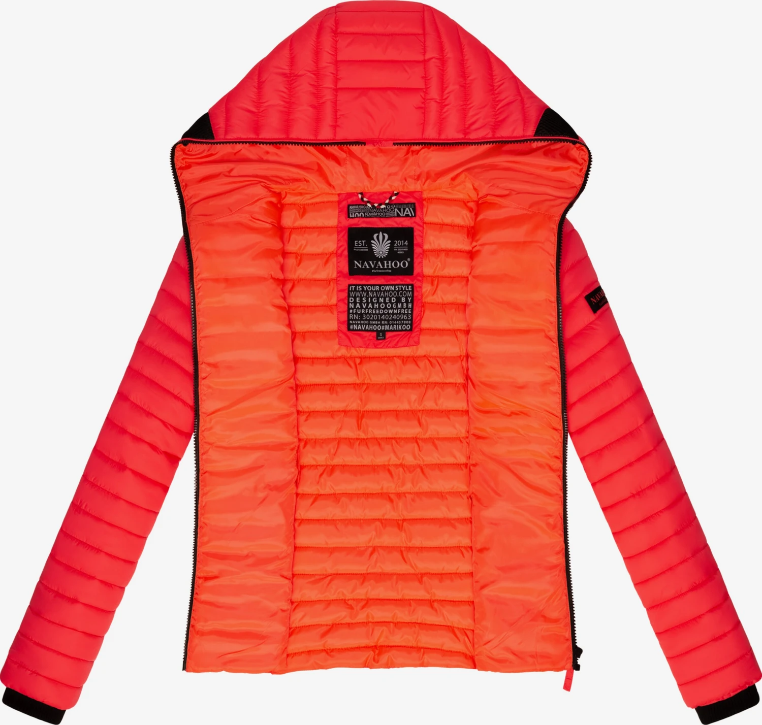 Navahoo Vestes De Mi-saison Veste Mi-saison Kimuk Femme Orange Fluo 4 Navahoo Vestes De Mi-saison Veste Mi-saison Kimuk Femme Orange Fluo – Image 4