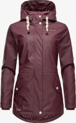 Navahoo Vestes De Mi-saison Veste Mi-saison Ocean Heart Femme Bordeaux