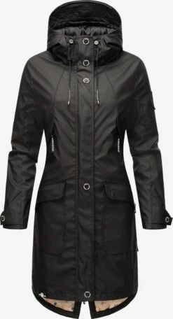 Navahoo Manteaux De Pluie Manteau Mi-saison Schötchen Femme Noir