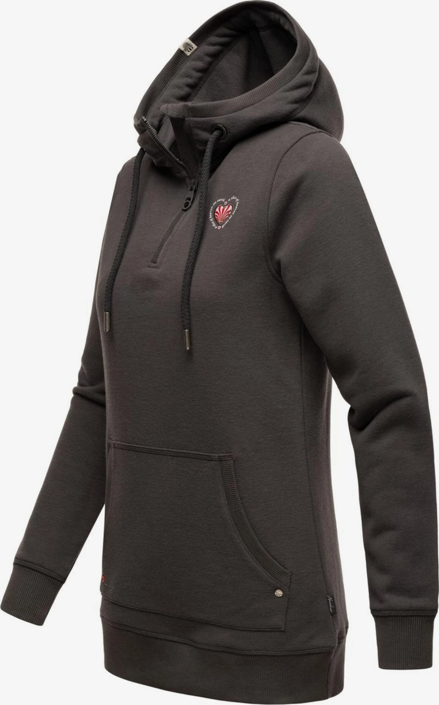 Navahoo Sweats à Capuche Sweat-shirt Zauberelfe Femme Gris Foncé 3 Navahoo Sweats à Capuche Sweat-shirt Zauberelfe Femme Gris Foncé – Image 3