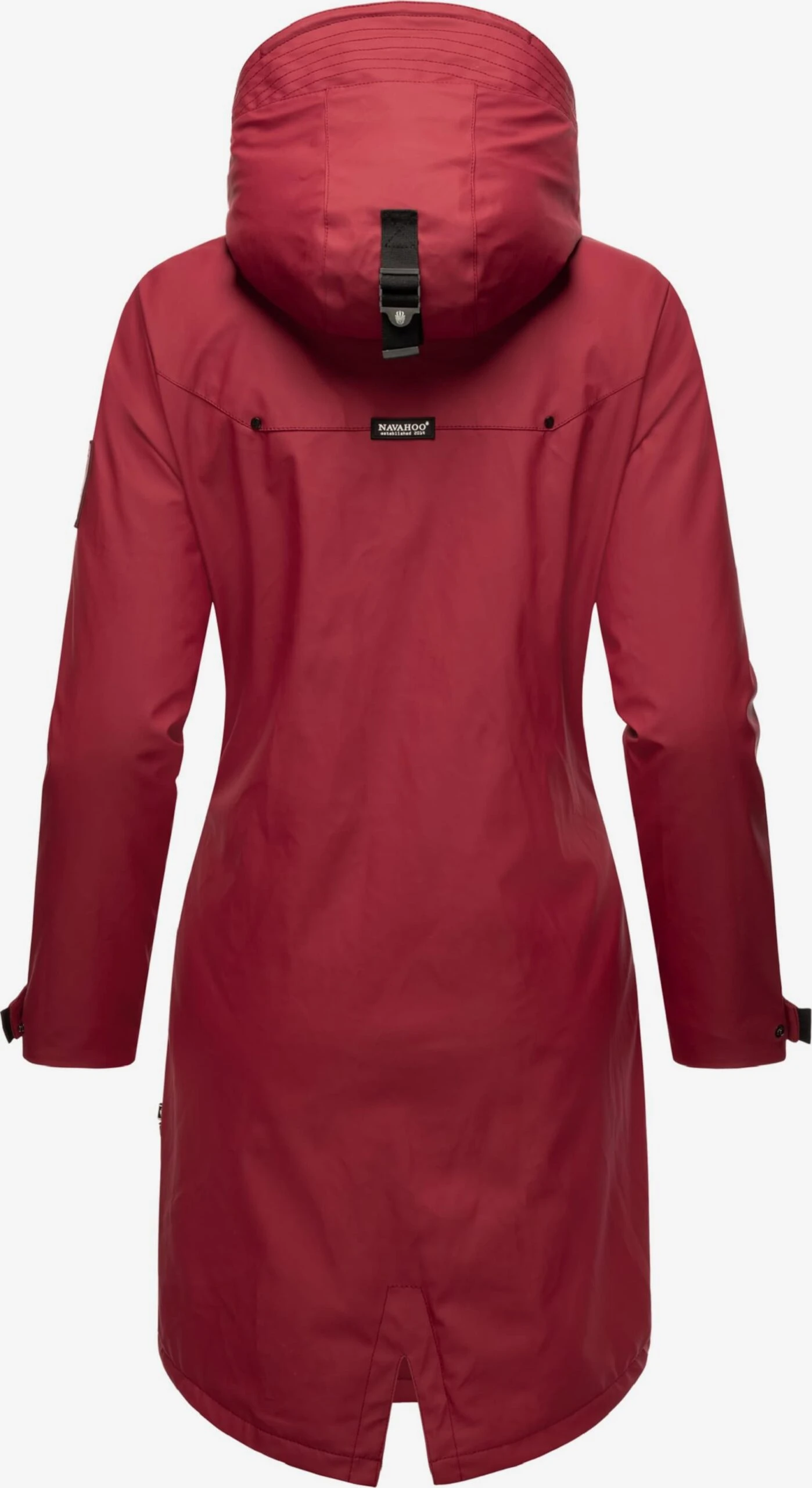 Navahoo Manteaux De Pluie Manteau Mi-saison Femme Rouge Sang 3 Navahoo Manteaux De Pluie Manteau Mi-saison Femme Rouge Sang – Image 3