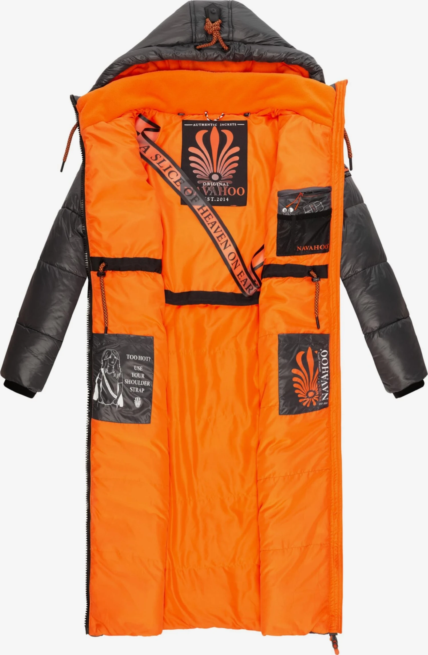 Navahoo Manteaux Dhiver Manteau D’hiver Schmuseengel Femme Anthracite 5 Navahoo Manteaux Dhiver Manteau D’hiver Schmuseengel Femme Anthracite – Image 5