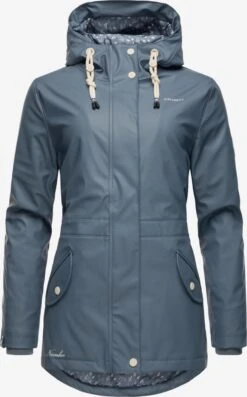 Navahoo Vestes De Mi-saison Veste Mi-saison Ocean Heart Femme Bleu-gris