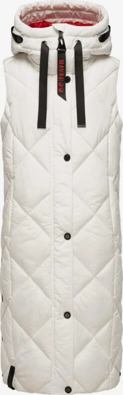 Navahoo Vestes Sans Manches Gilet Schnuckel Femme Blanc Cassé