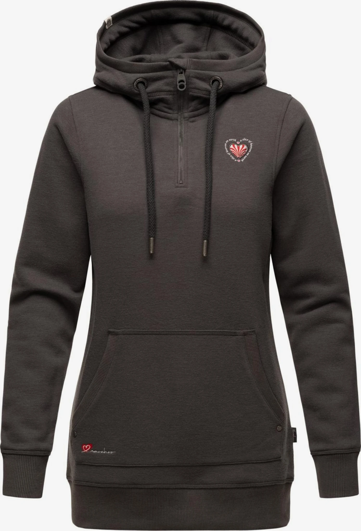 Navahoo Sweats à Capuche Sweat-shirt Zauberelfe Femme Gris Foncé 1 Navahoo Sweats à Capuche Sweat-shirt Zauberelfe Femme Gris Foncé