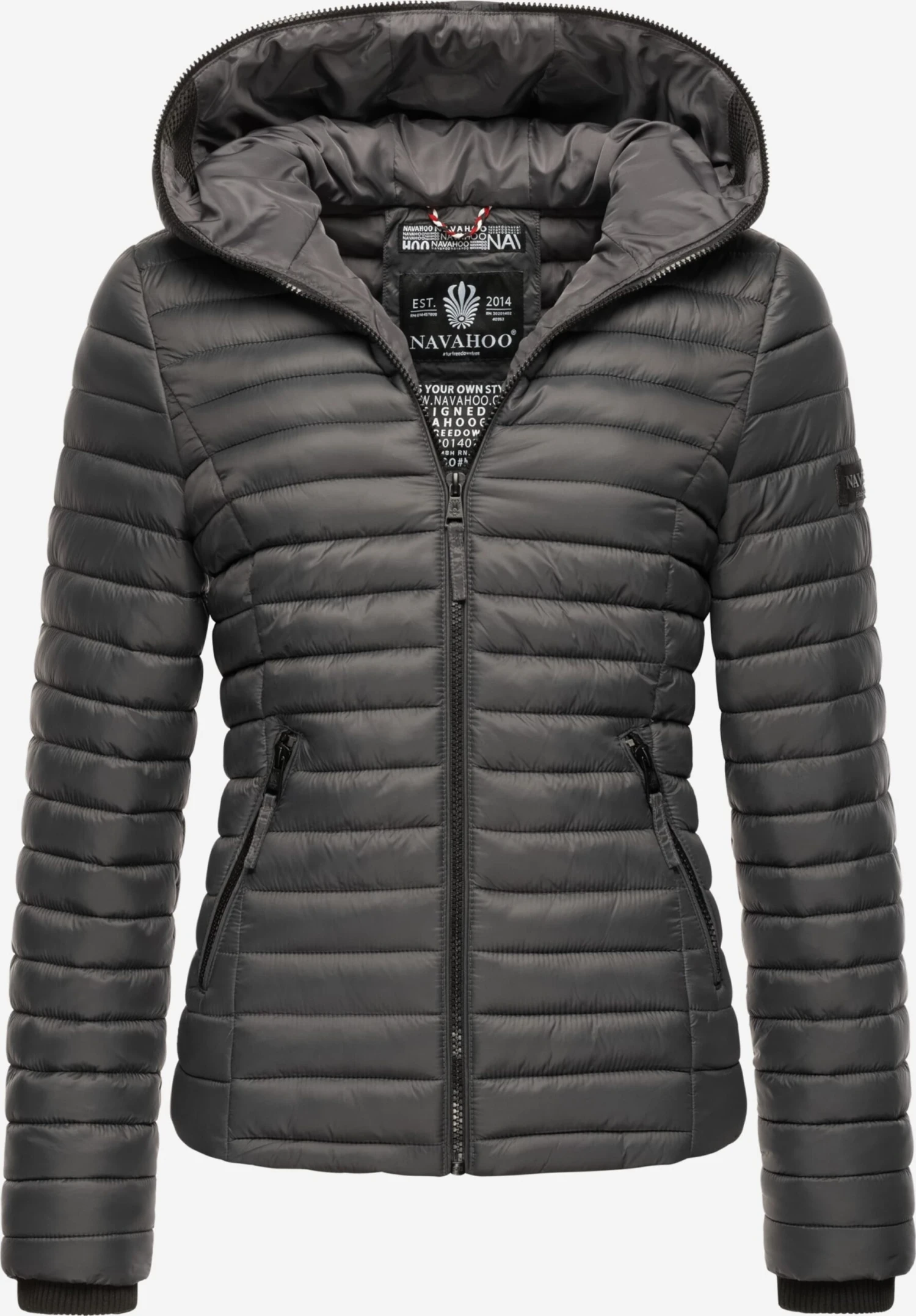 Navahoo Vestes De Mi-saison Veste Mi-saison Kimuk Femme Anthracite 1 Navahoo Vestes De Mi-saison Veste Mi-saison Kimuk Femme Anthracite