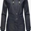 Navahoo Manteaux De Pluie Manteau Fonctionnel Rainy Flower Femme Bleu Nuit