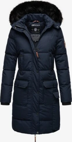 Navahoo Manteaux Dhiver Manteau D’hiver Cosimaa Femme Bleu Marine