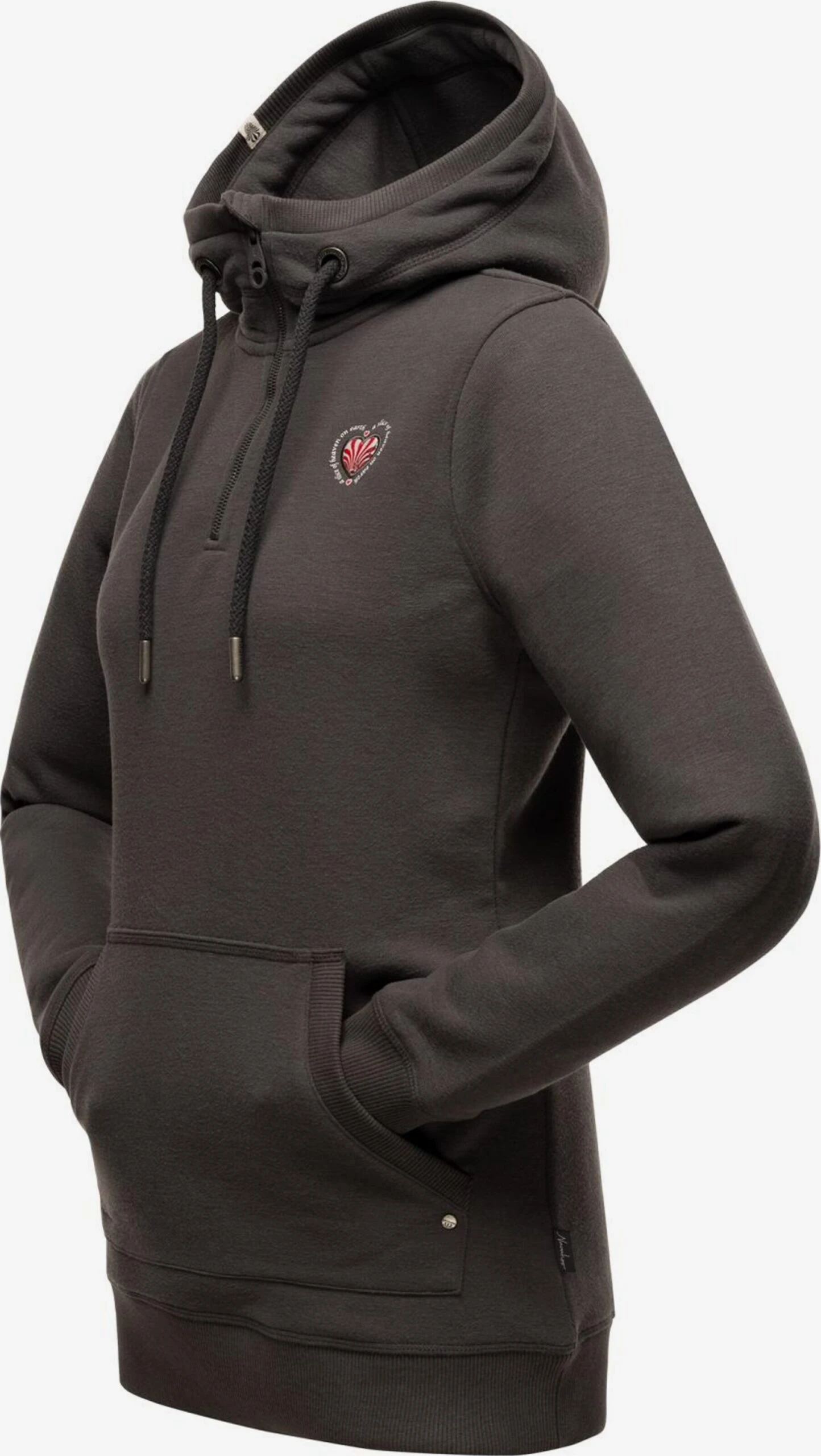Navahoo Sweats à Capuche Sweat-shirt Zauberelfe Femme Gris Foncé 2 Navahoo Sweats à Capuche Sweat-shirt Zauberelfe Femme Gris Foncé – Image 2