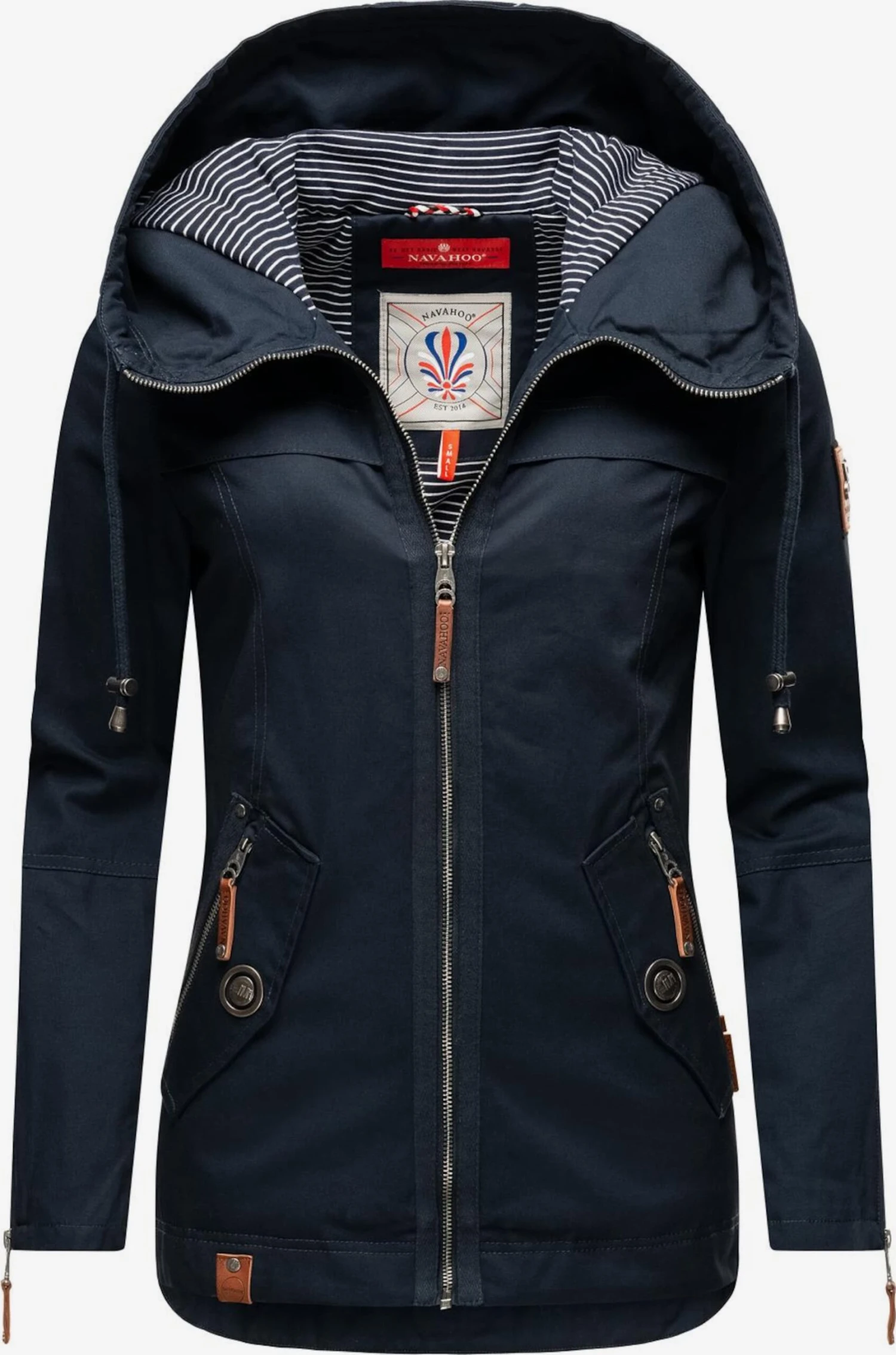 Navahoo Vestes De Mi-saison Veste Mi-saison Wekoo Femme Bleu Marine 2 Navahoo Vestes De Mi-saison Veste Mi-saison Wekoo Femme Bleu Marine – Image 2