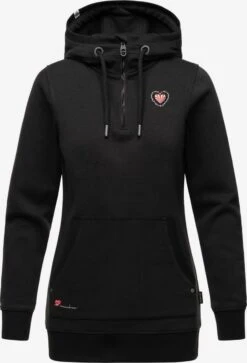 Navahoo Sweats à Capuche Sweat-shirt Zauberelfe Femme Noir