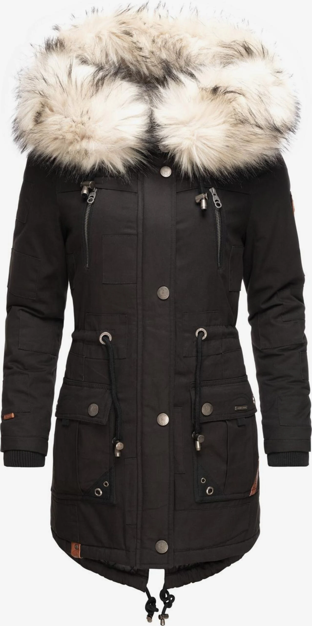 Navahoo Parkas Parka D’hiver Honigfee Femme Noir 4 Navahoo Parkas Parka D’hiver Honigfee Femme Noir – Image 4