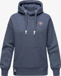 Navahoo Sweats à Capuche Sweat-shirt Goldfee Femme Bleu