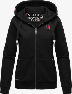 Navahoo Sweats Zippés Veste De Survêtement Cremetörtchen Femme Noir