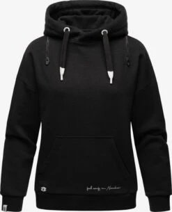 Navahoo Sweats à Capuche Sweat-shirt Zuckerbärchen Femme Noir