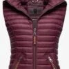 Navahoo Vestes Sans Manches Gilet Shadaa Femme Bordeaux