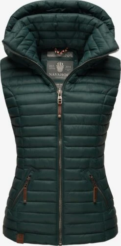 Navahoo Vestes Sans Manches Gilet Shadaa Femme Vert Foncé