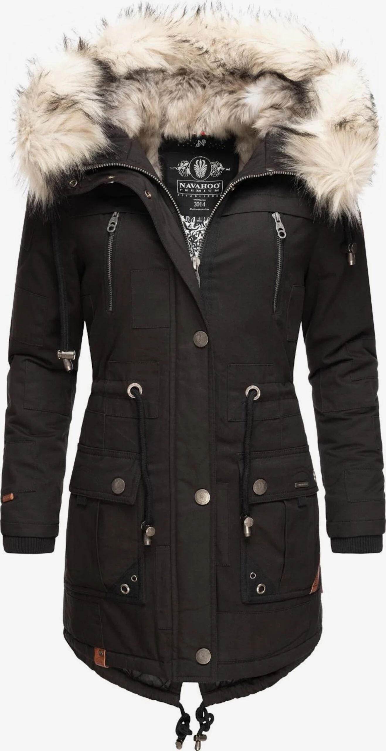 Navahoo Parkas Parka D’hiver Honigfee Femme Noir 1 Navahoo Parkas Parka D’hiver Honigfee Femme Noir