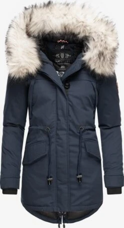 Navahoo Parkas Parka D’hiver Femme Bleu Foncé